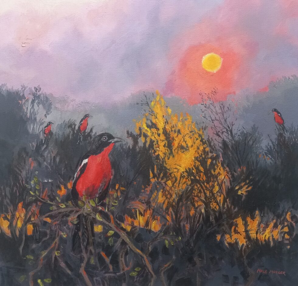 Fire hunters 70 x70 Oil