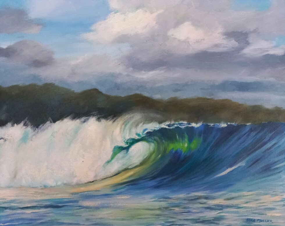 Perfect wave 61x76 Oil