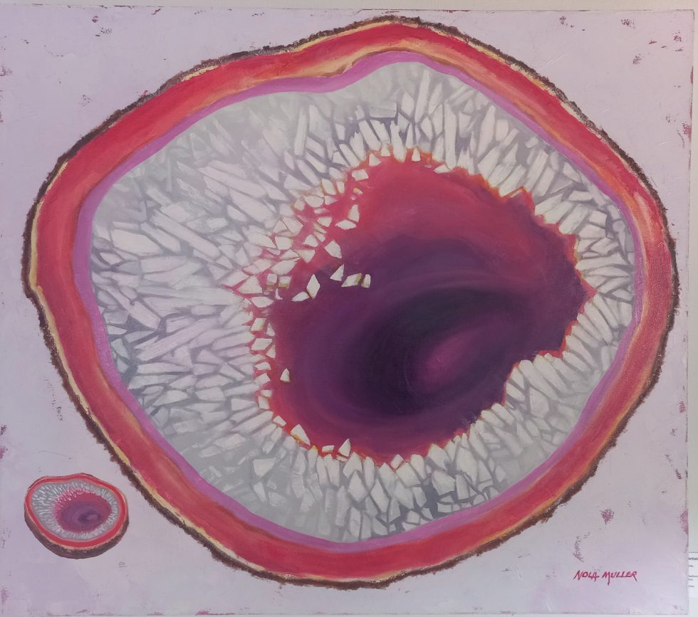 Pink Agate 70 x 80 Oil