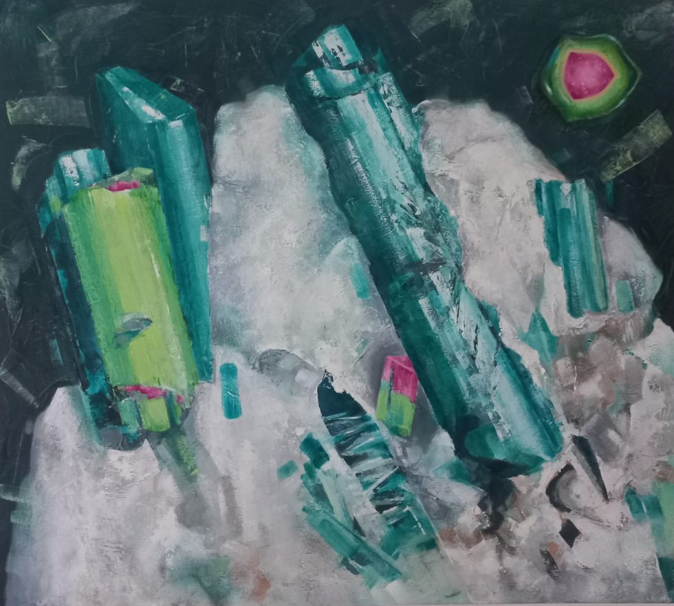 Tourmaline 80 x90 Oil